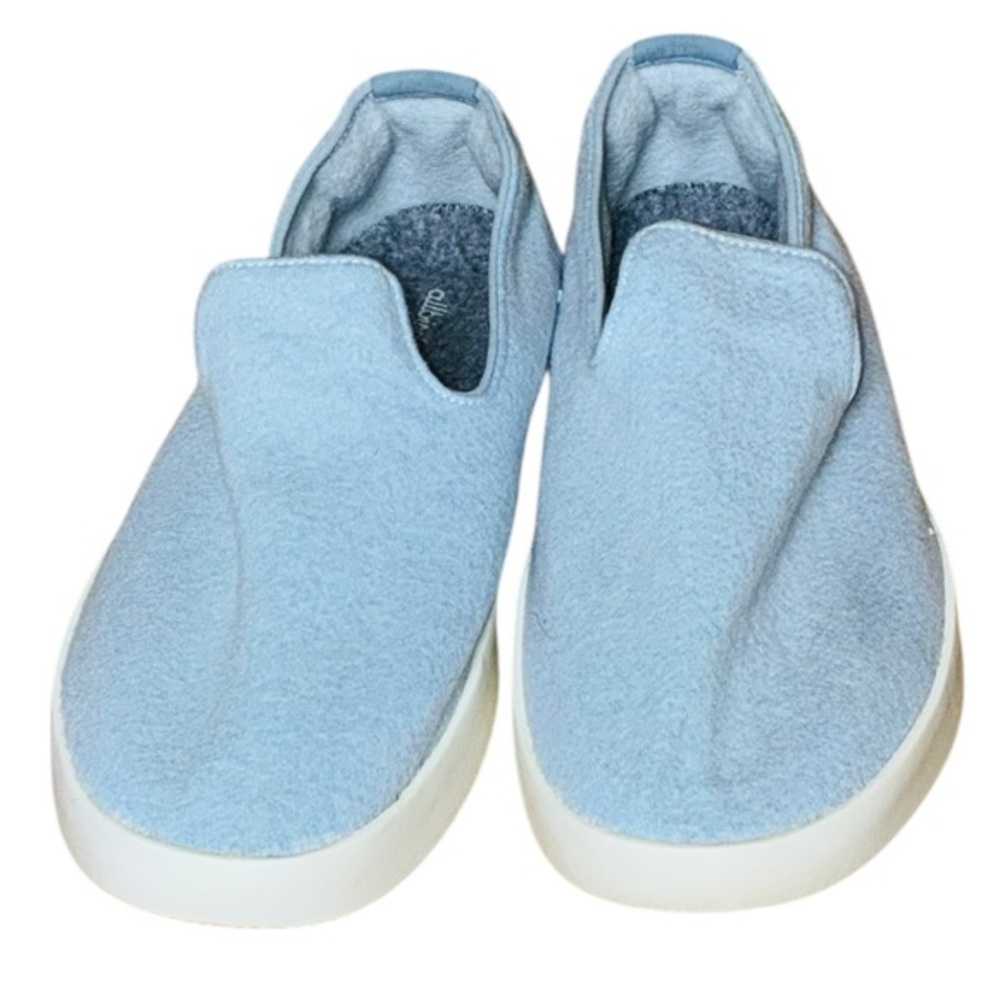 allbirds Men’s Light Blue Slip-On Loafers, price is firm